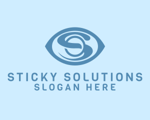 Professional Tech Eye Letter S logo design