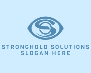 Professional Tech Eye Letter S logo design