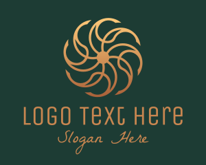 Luxe - Bronze Luxury Ornament logo design