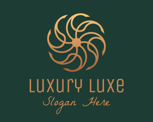 Bronze Luxury Ornament logo design