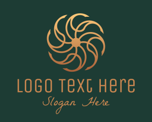 Luxurious - Bronze Luxury Ornament logo design