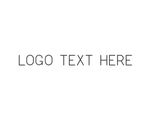 Text - Simple Generic Startup logo design