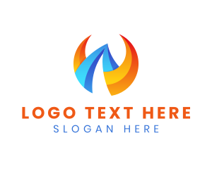 Abstract - Creative Brand Letter W logo design