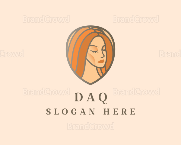 Woman Hair Salon Logo