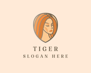 Woman Hair Salon Logo