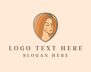 Hair Stylist - Woman Hair Salon logo design