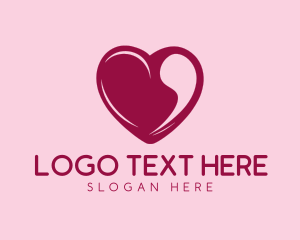 Heart Valentine Dating Logo