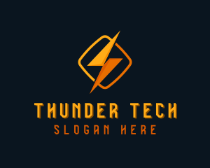 Lightning Thunder Bolt logo design