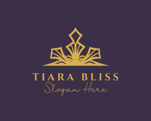 Luxury Tiara Crown logo design