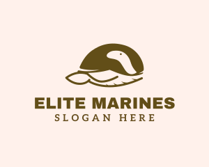 Turtle Marine Animal logo design