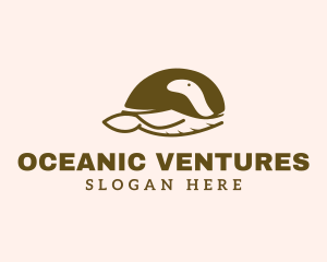 Turtle Marine Animal logo design