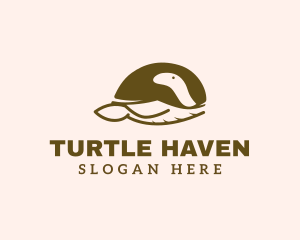 Turtle Marine Animal logo design
