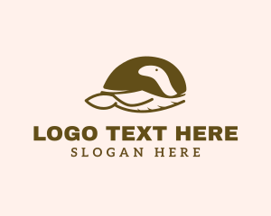 Oceanic - Turtle Marine Animal logo design