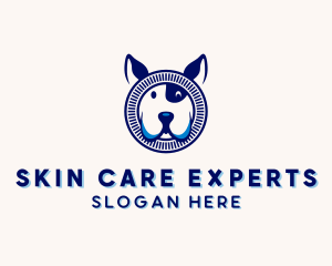 Dog Puppy Pet Care  logo design