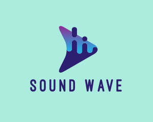 Audio - Audio Video Streaming Player logo design