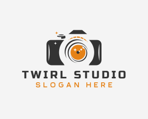 Camera Media Photo Studio logo design