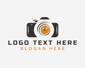 Videographer - Camera Media Photo Studio logo design
