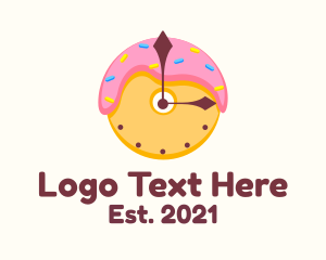 Bakery - Donut Dessert Time logo design