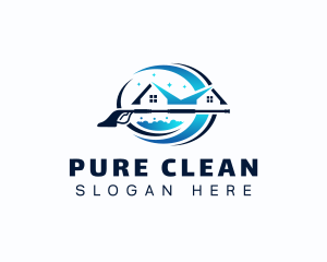 Power Wash Residential Cleaning logo design