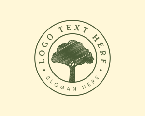 Tree Nature Eco Bio logo design