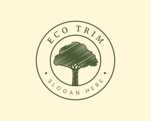 Tree Nature Eco Bio logo design