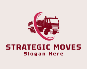 Logistics Delivery Truck  logo design