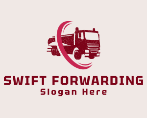 Logistics Delivery Truck  logo design