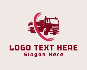 Truckload - Logistics Delivery Truck logo design