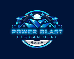 Power Wash Cleaner logo design