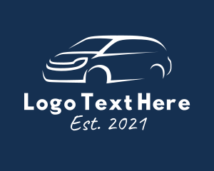 Driving Lesson - Transport Van Car logo design