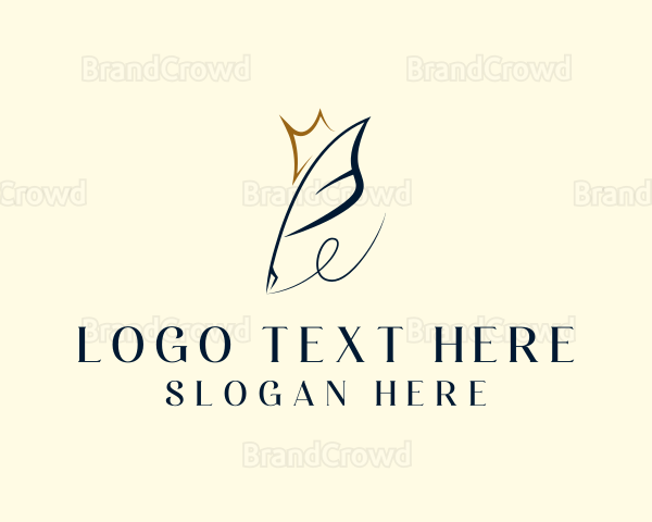 Feather Ink Pen Logo