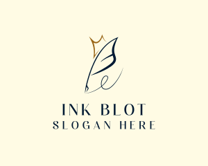 Feather Ink Pen logo design