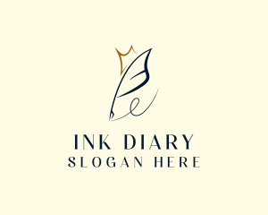 Feather Ink Pen logo design