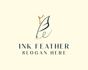 Feather Ink Pen logo design