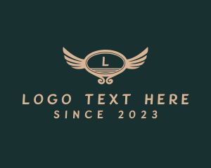 Fashion Designer - Interior Designer Wings logo design