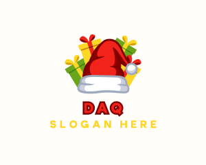 Costume - Santa Claus Hat Gifts logo design