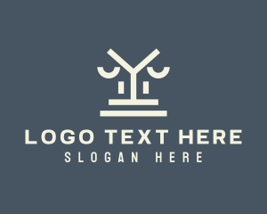 Notary - Scale Column Law Firm logo design