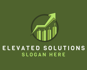 High - Modern Stocks Arrow High logo design