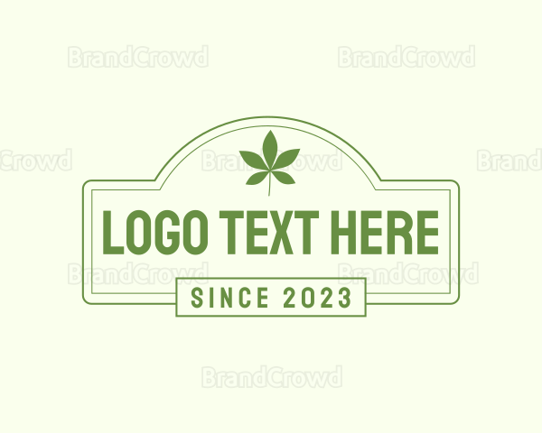 Leaf Herbal Signage Logo