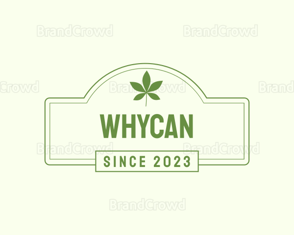 Leaf Herbal Signage Logo