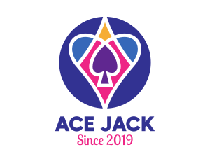 Blackjack - Poker Cards Symbols logo design