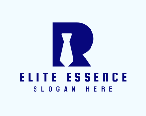 Suit - Professional Tie Business Letter R logo design