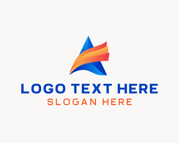 Triangle - Corporate Professional Letter A logo design