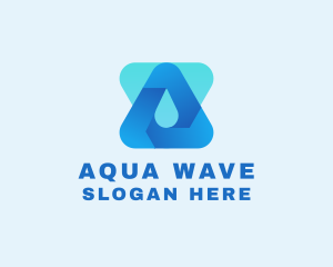 Water Droplet Technology logo design