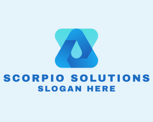 Water Droplet Technology logo design