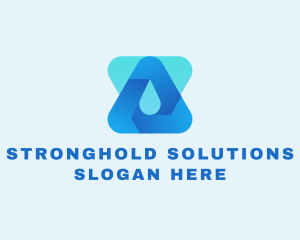 Water Droplet Technology logo design