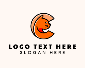 Animal Shelter - Animal Cat Letter C logo design