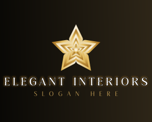 Luxury Elegant Star logo design