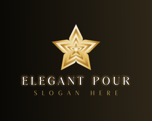 Luxury Elegant Star logo design