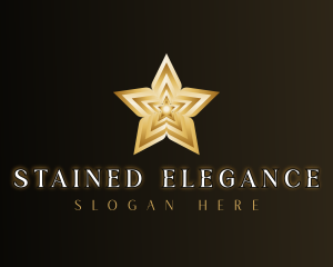 Luxury Elegant Star logo design